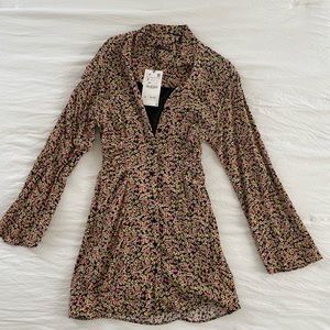 Zara floral dress